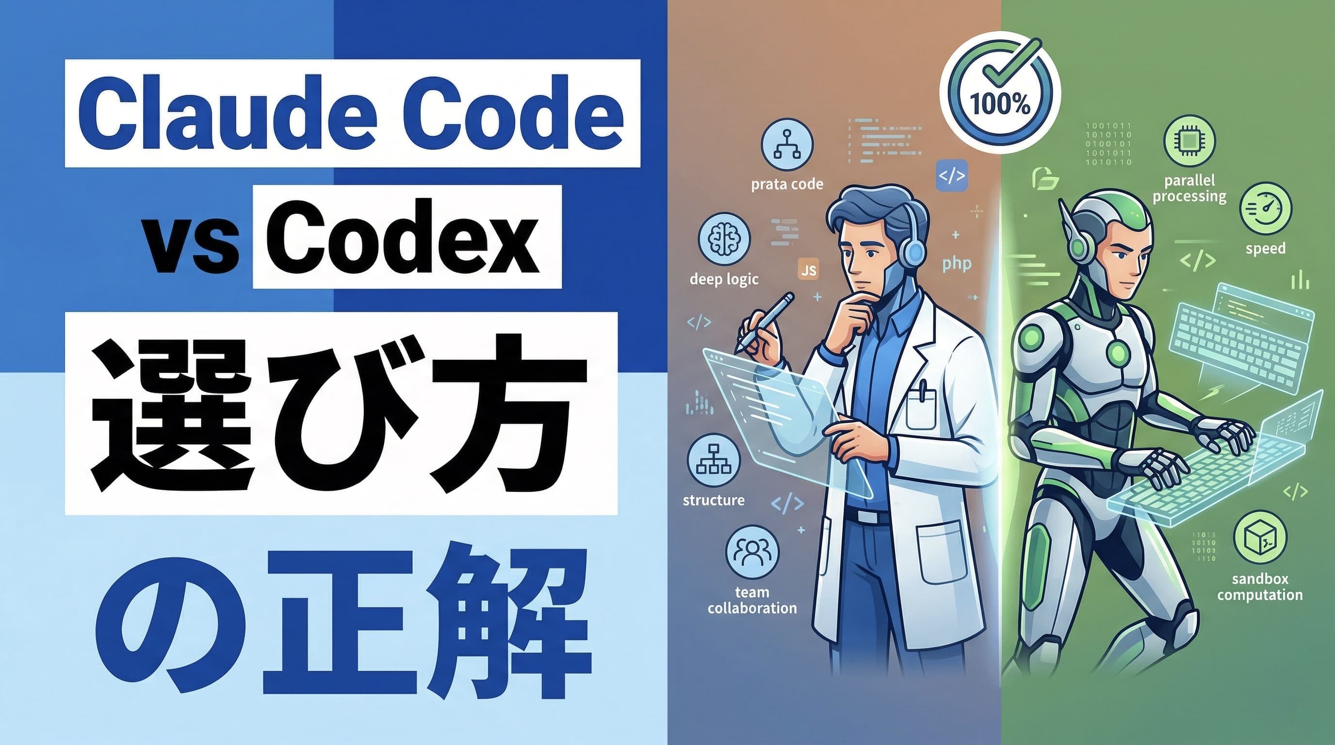 Claude Code vs Codex、結局どっちがいい?──両方使い倒して見えた「選び方」の正解