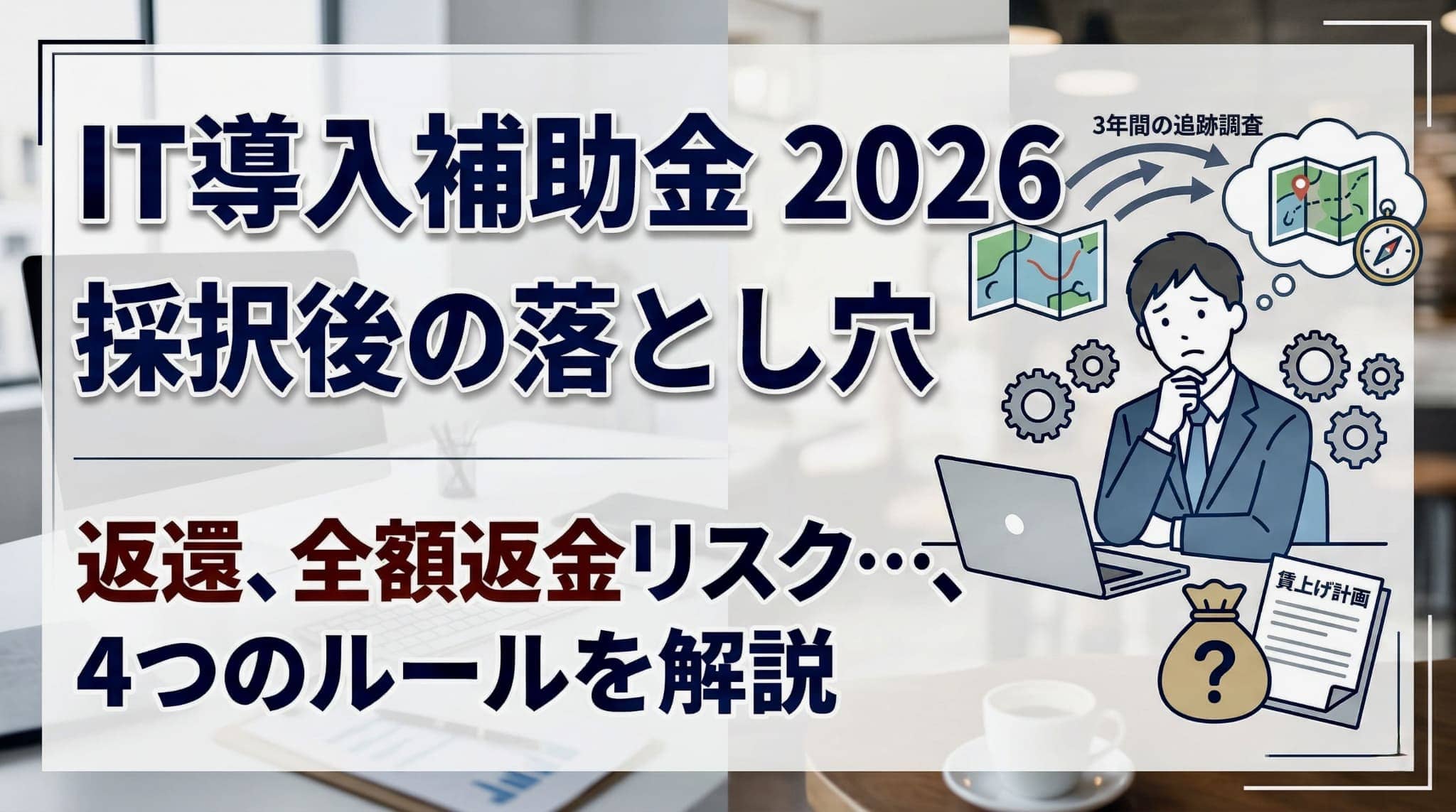 【2026年版】IT導入補助金、"採択された後"に1億800万円が返還になった話|デジタル化・AI導入補助金の新ルール4つ